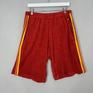 Aviator Nation Shorts Mens XL Red Striped Terry Cloth Retro Lounge USA Sweats - Picture 1 of 18