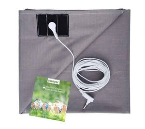 tGrounding Sheets with Grounding Cord Queen Size - Silver Fiber Conductive Sheet - Picture 1 of 3
