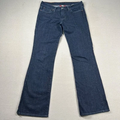 Pantalones de mezclilla Lucky Brand para mujer 8/29 corte bota Sweet N bajo lavado oscuro bolsillos con solapa Foto 1 de 4