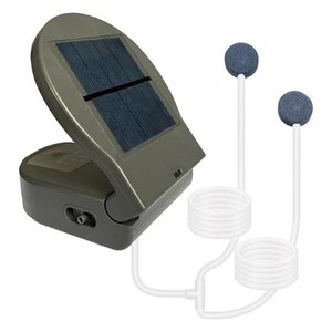 Pompe à Oxygène D'Air D'Aérateur de Bassin Solaire Pompe à Air Solaire Plia8034 - Imagen 1 de 9
