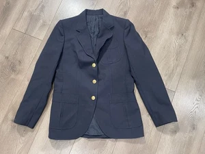 Vintage Stanley schwärzer blau Blazer Damengröße 10 hergestellt in den USA hergestellt in der Union - Bild 1 von 11
