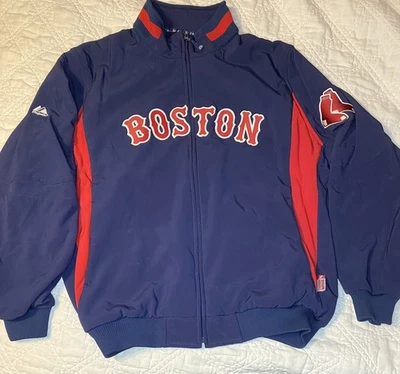 Chaqueta Majestic Boston Red Sox Therma Base Para Hombre Talla XL Azul Rojo  Foto 1 de 4