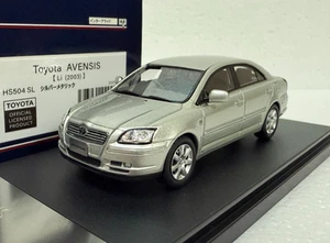 1:43 HI STORY HS504SL TOYOTA AVENSIS Li 2003 SILVER resin scale model car - Picture 1 of 14