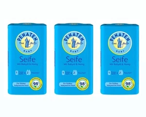 3x Penaten Baby Seife 90g NEU & OVP Sanft mit Baby-Öl und Honig Babyweiche Haut - Bild 1 von 1