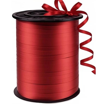 Cinta rizadora roja premium de 500 yardas, cinta rizada de plástico PVC de 3/16" para regalo... Foto 1 de 4