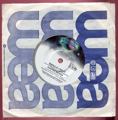 POINTER SISTERS Should I Do It - Sweet Lover Man 7" 45rpm Vinyl Record (L) - Image 1 of 2