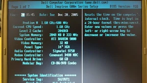 Dell Inspiron 600M Original Tested - 0T9393 T9393 Motherboard 149 - Picture 1 of 3