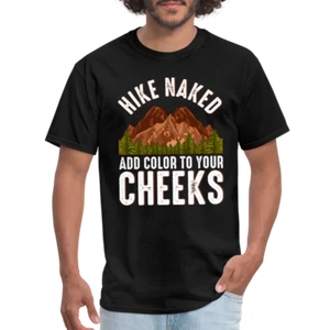 Outdoor Hiking Backpacking Hike Naked Unisex Classic T-Shirt - Picture 1 of 7