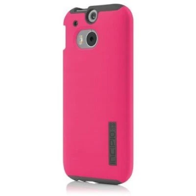 Incipio DualPro Hard-Shell Case with Silicone Core for HTC One (M8) - Pink/Gray - Image 1 of 4