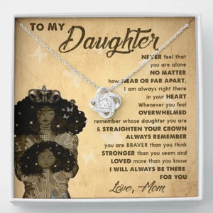Birthday Daughter Necklace, Gift from Mom, Jewelry for Her Special Day - Picture 1 of 8