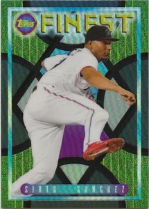 2022 Topps Finest Flashbacks SIXTO SANCHEZ SP Black Refractor 04/25 Marlins #66 - Picture 1 of 1