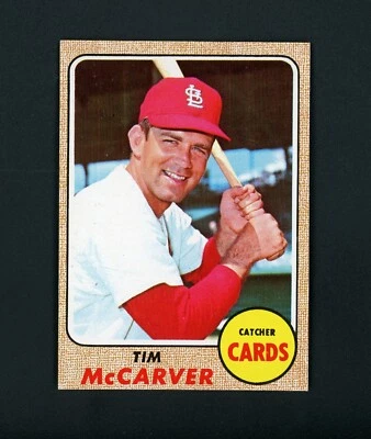 Tim McCarver 1968 Topps - St. Louis Cardinals #275 NM-MT+ - Image 1 of 2