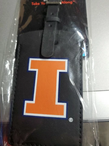 Aminco University of Illinois Luggage bag Tag Cover