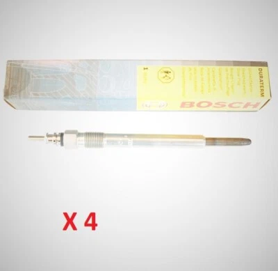 Mercedes Classe C E M Cdi 4X bougies de préchauffage Bosch 0250202029 0250202141 - Photo 1/2