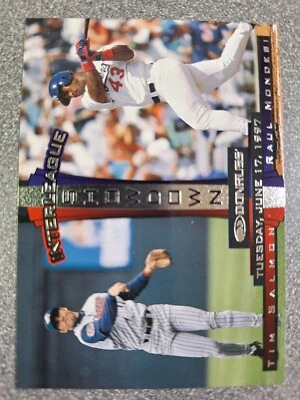 1997 Donruss - Tim Salmon, Raul Mondesi #447 o220 - Image 1 of 2