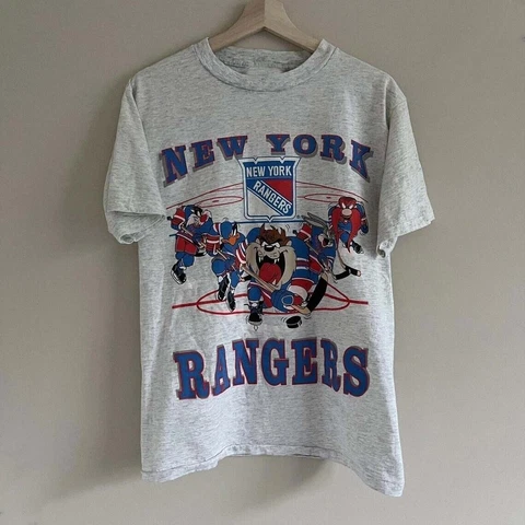 Vintage NHL New York Rangers Looney Tunes T-Shirt, NY Rangers Shirt DA09833 Cover