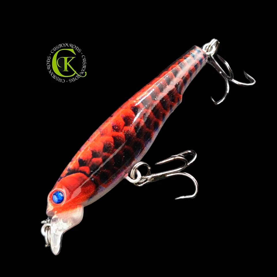 Twitchbait 7,3cm Swimbait Wobbler Minnow Zander Crankbait Kunstköder Barsch NEW - Bild 1 von 1