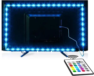 Tv Led Backlight, 8.2Ft Led Strip Lights for 40-60In Tv, USB Powered Tv Lights - Picture 1 of 12