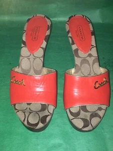 COACH Vermillion Size 9M Pump - Picture 1 of 7