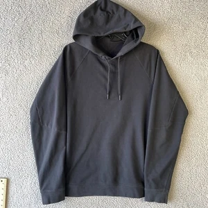 Lululemon Hoodie Mens Black Large City Sweat Athletic Performance Pullover EUC! - Picture 1 of 7