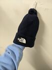 The North Face Beanie Womens One Size Blue Knitted Acrylic Winter Hat