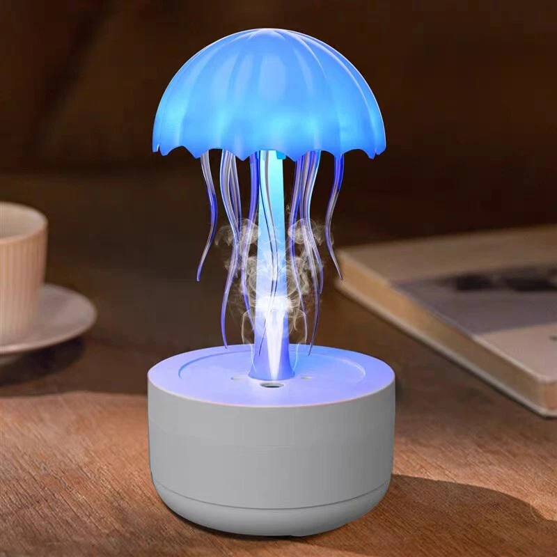 Jellyfish Dance Small Humidifier, Cute Mini Humidifier with 7 Colors Night... — 第 1/4 张图片