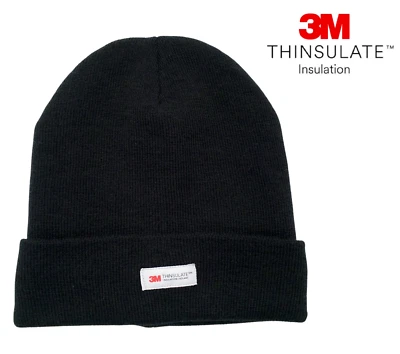 Sombrero gorro de invierno para hombre y mujer 3M thinsulate termal forrado de lana fina tejido Foto 1 de 2