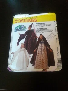 McCalls Muster Kostüm 6775 Kinder Mittelalter Kleider Hut Größe M ungeschnitten - Bild 1 von 2