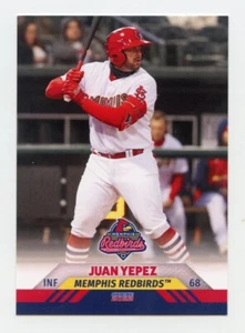 2022 Juan Yepez Minor League Rookie RC Cardinals Memphis Redbirds - Picture 1 of 1
