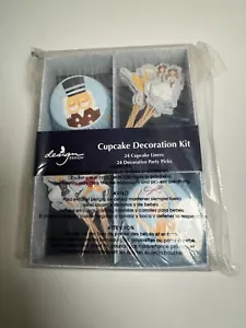 Nussknacker Cupcake Kit Topper Party Pick Weihnachten 24 Cupcake Futter & Picks Neu - Bild 1 von 3
