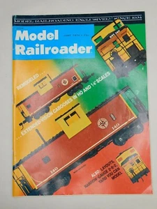 Model Railroader Trains Pacific Railway Tenshodo Roco JUN 1974 Vintage Magazine - Picture 1 of 4