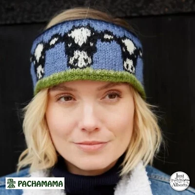 Pachamama - Wool Cow Headband / Ear Warmer
