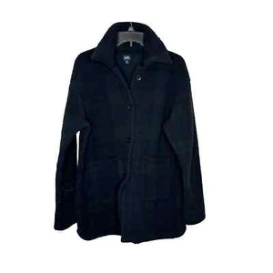 Lee Giacca Donna Chore Pile Check Plaid Tasca Pavone Blu/Verde Tg. Medium - Foto 1 di 9