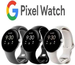 Very Good! Google Pixel Watch 1st Gen 41mm GPS Wi-Fi Bluetooth - All Colors - Zdjęcie 1 z 7
