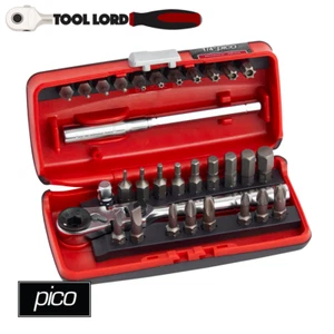 Sidchrome 31 Pce Ratcheting Screwdriver Bit Set Torx Hex Phillips Flat SCMT12143 - Picture 1 of 3