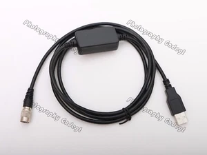 Male 6pin Hirose to USB Data Cable for Trimble S6 S8 Total Stations - Foto 1 di 8