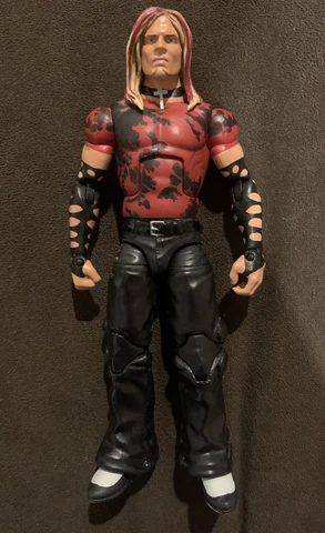 Jeff Hardy Mattel Elite Custom Action Figure, WWE WWF 1999 brood attire Cover