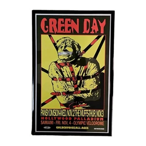 Póster de concierto Green Day Hollywood Palladium 1994 11 X 17 enmarcado - Imagen 1 de 2