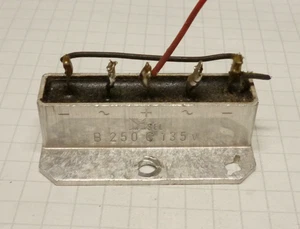 Selen-, Brücken-, Rundfunk-Gleichrichter Siemens - B250C135 SEL #BT - Bild 1 von 3