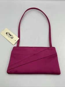 LK Bennett Satin Cerise Evening Bag BNWT. RRP £79.99 - Picture 1 of 9