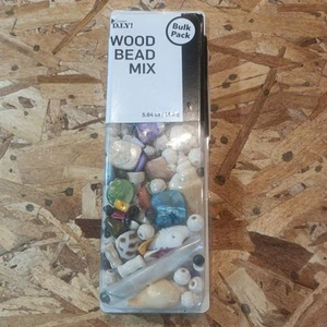 Cousin DIY Wood & Shell Bead Mix-White/Brown 5A002GMM-1GJ4F - Picture 1 of 1