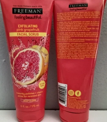 Freeman® Feeling Beautiful™ Exfoliating Grapefruit Facial Scrub 6 oz (2 Pack) - Image 1 of 4