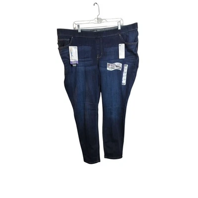 4387)Lee 女式加中腰版型柔软触感衬里梦幻打底裤 24W 中号  — 第 1/4 张图片