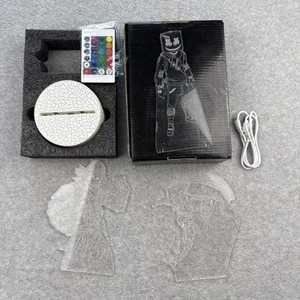 Fortnite 3D Lamp 7 Colour Change Night Light Room Table Lamp Kids/Adults - Picture 1 of 7