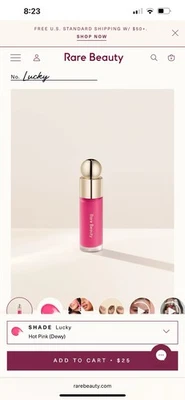 Rare Beauty by Selena Gomez Soft Pinch Liquid Blush Color: Lucky Size:0.25 FL OZ - Image 1 of 3