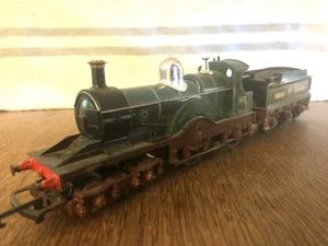 Triang R354 GWR 4-2-2 Loco & Tender Señor de las Islas - OO PROBADO - Imagen 1 de 12