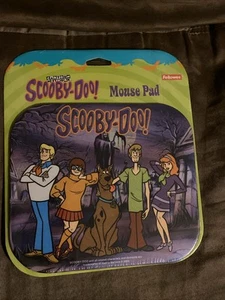 2000 Scooby Doo Fellowes Spooky Grim Reaper Graveyard Mouse Pad 9”x8 NEW SEALED - Picture 1 of 16