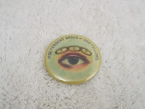 Independent Order Of Good Fellows ~ 2-1/4" Button Pinback Pin (D45) - Picture 1 of 2