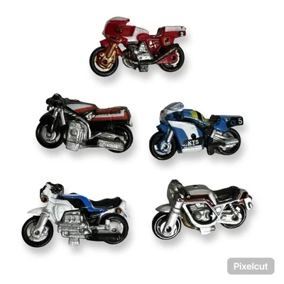 Vintage Micro Machines Motorcycle Lot of 5 Mini Motorbikes Galoob 1980s–1990s - Image 1 of 4