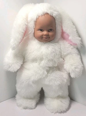 Muñeca de peluche Anne Geddes Bunny 1997 rara de colección peluche de 15" de alto ¡Adorable! Foto 1 de 4